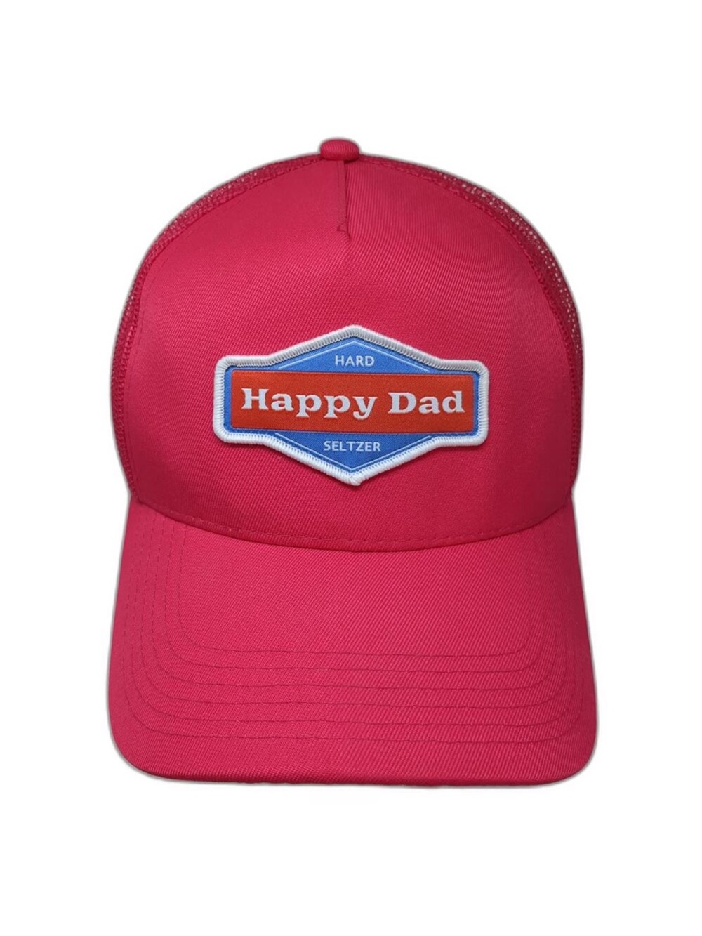 Happy Dad Hot Pink Trucker Hat super cute summer one size unisex women men bar
